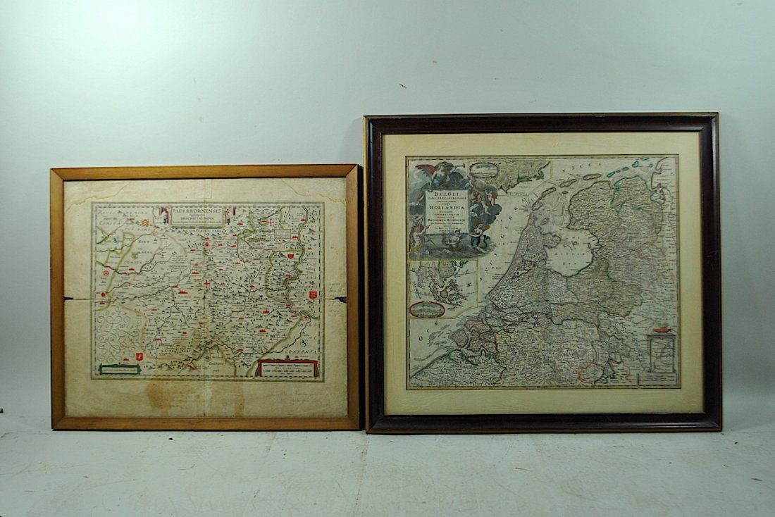 2 LITHOGRAPH MAPS2 lithograph maps