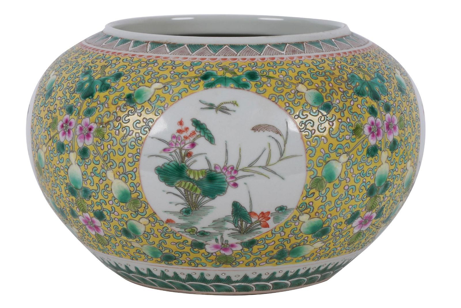 CHINESE PORCELAIN PLANTER BOWLunmarked  3971cb