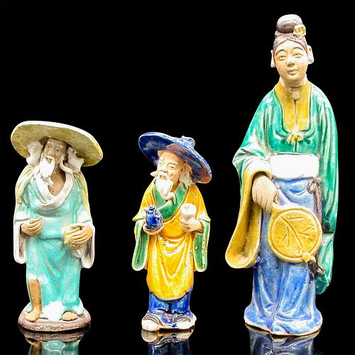 3PC RARE ANTIQUE CHINESE SHEKWAN 39725b