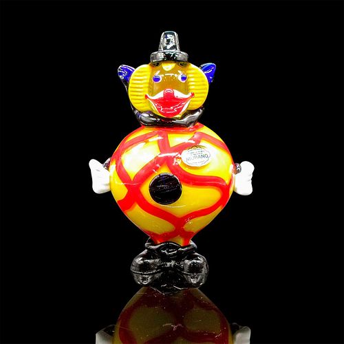 MURANO STYLE GLASS CLOWN FIGURINEBig