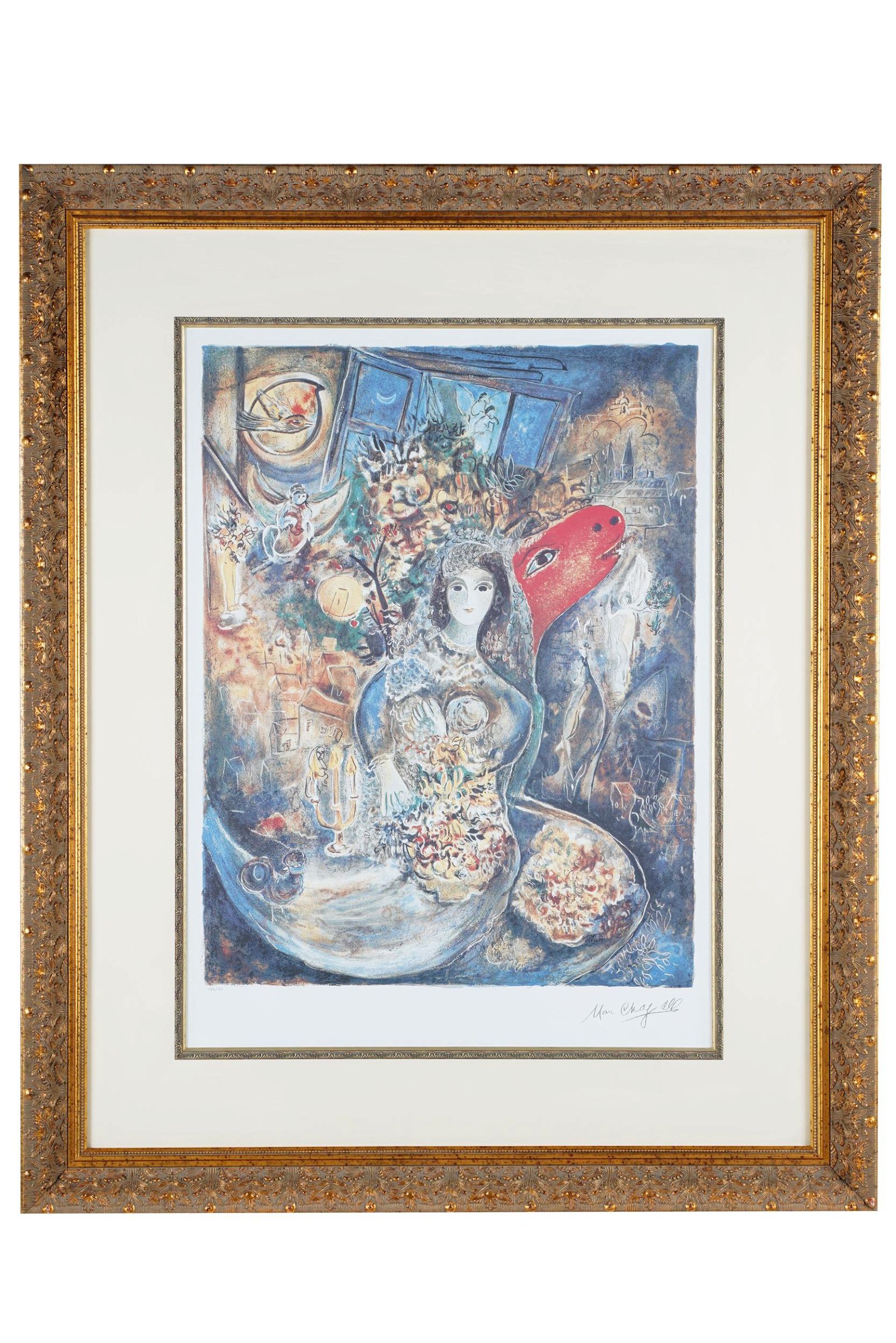 AFTER MARC CHAGALL: "BELLA"printed