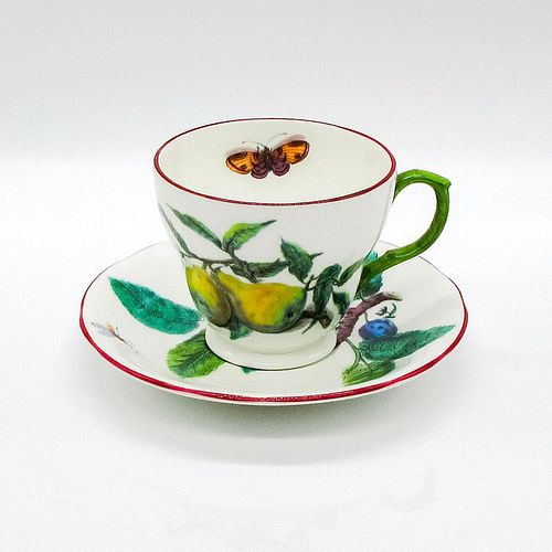 2PC ROYAL COLLECTION TEACUP AND SAUCER,