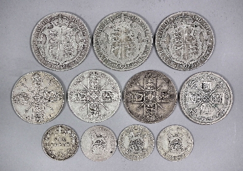 A collection of mostly British coinage