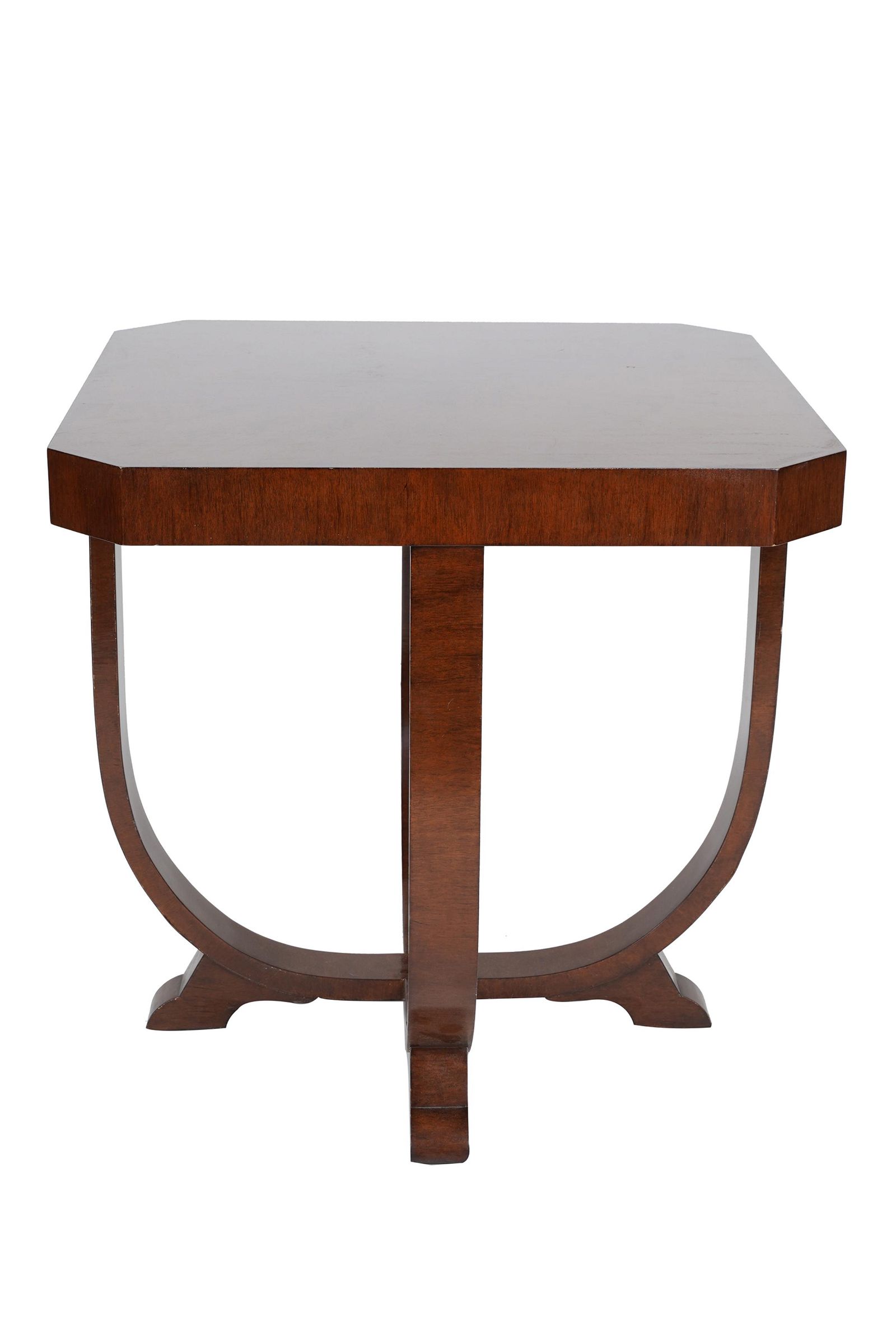 MAHOGANY ART DECO-STYLE OCCASIONAL