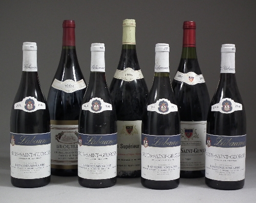 Six bottles of 1994 Nuits Saint Georges