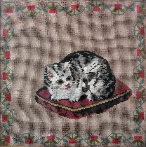 A Victorian wool tapestry panel 397504