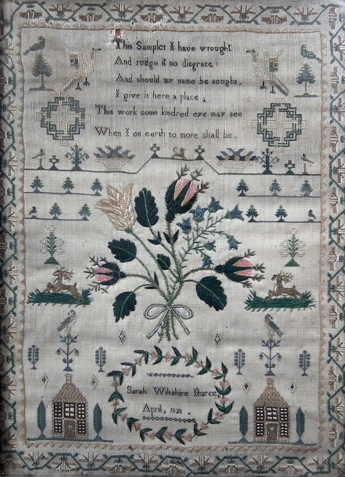 A George IV needlework sampler 397505