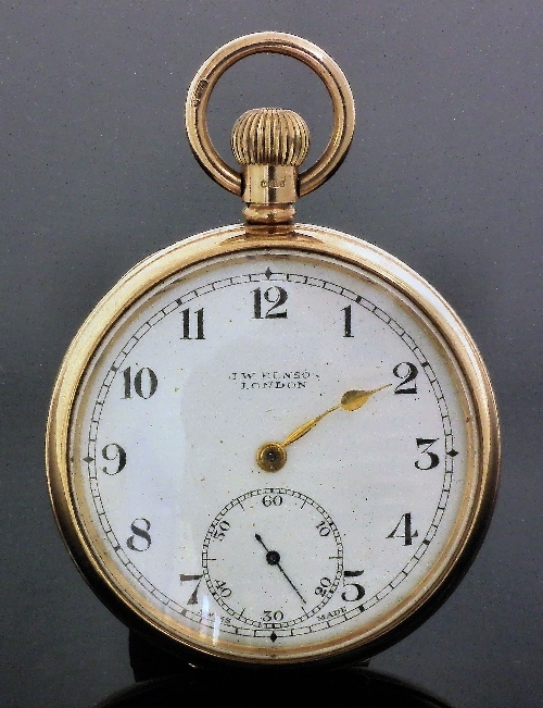 A George V gentleman\s 9ct gold cased