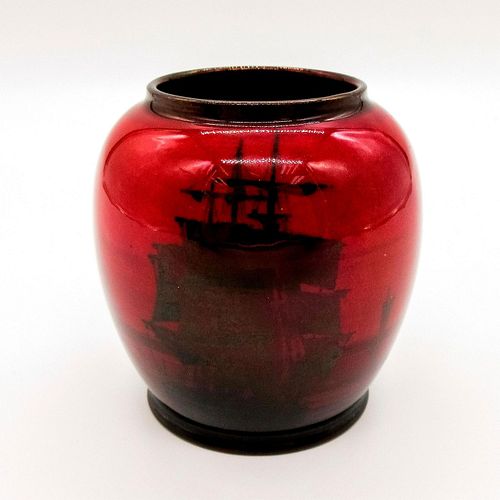 ROYAL DOULTON FLAMBE VASE SAILING 397542