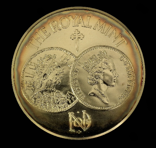 A Royal Mint 1986 silver medallion