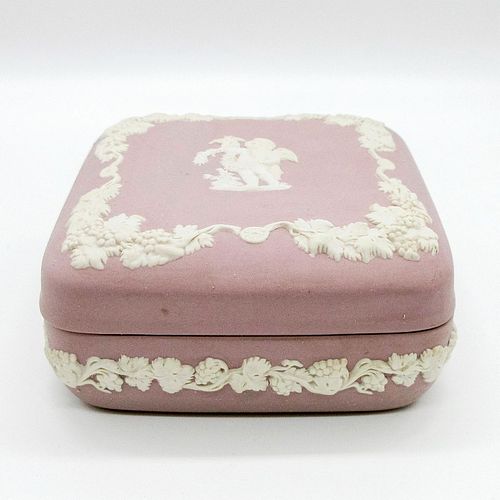 WEDGWOOD LILAC JASPERWARE LIDDED 39776c