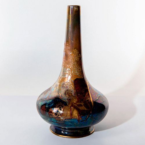 RARE BERNARD MOORE FLAMBE VASE  3977b9