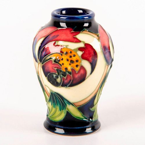 MOORCROFT POTTERY MINIATURE VASE,