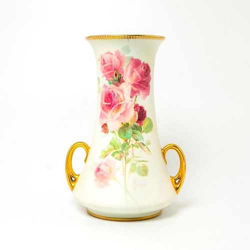 ROYAL DOULTON C NIXON FLORAL VASEDouble 39791d