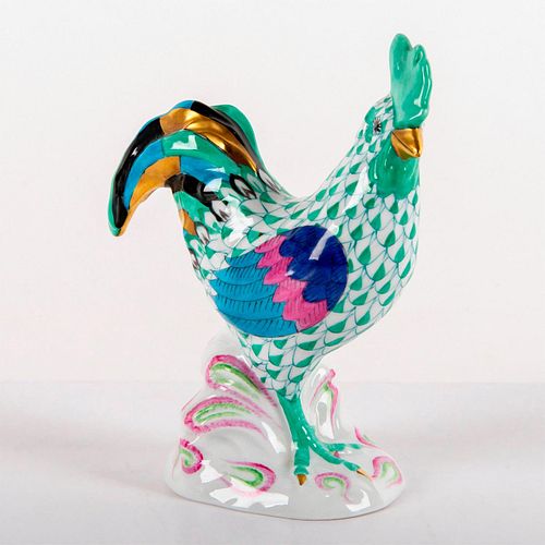 HEREND PORCELAIN FIGURINE ROOSTERGlazed 39796e