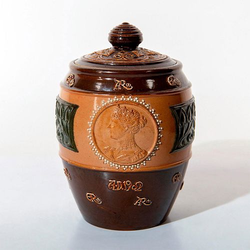 DOULTON LAMBETH COMMEMORATIVE JAR  397a41