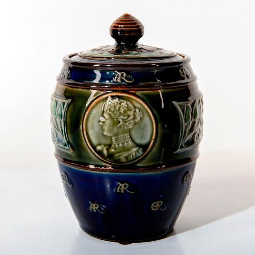 DOULTON LAMBETH COMMEMORATIVE JAR  397a42