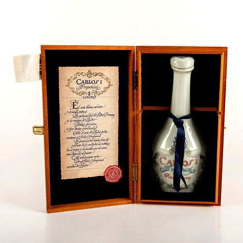 VINTAGE LLADRO LIQUOR BOTTLE CARLOS 397ba5