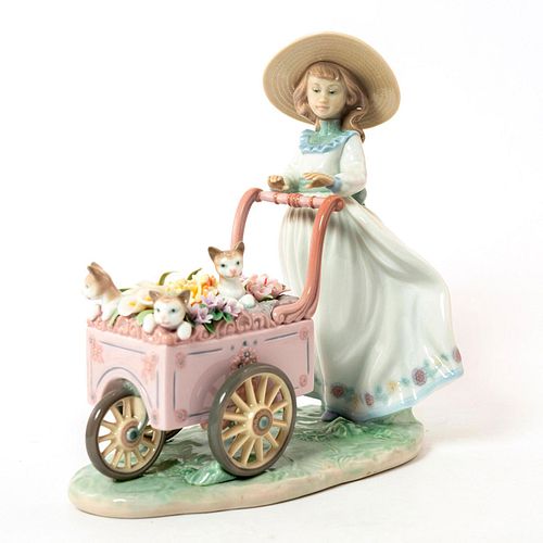 KITTY CART 1006141 LLADRO PORCELAIN 397c30