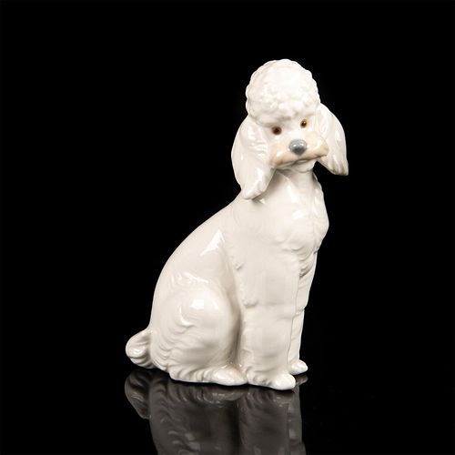 NAO BY LLADRO PORCELAIN FIGURINE, POODLE