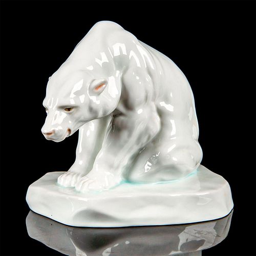 HEREND PORCELAIN ANIMAL FIGURINE  397caa