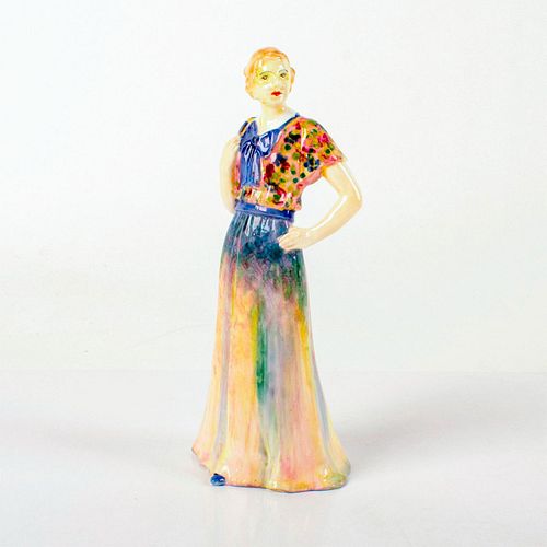 ART DECO PORCELAIN LADY FIGURINEGlazed