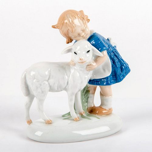 UNDERGLAZE 1859 PORCELAIN FIGURINE,