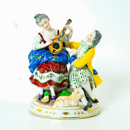 VINTAGE PORCELAIN FIGURINE, MUSICAL