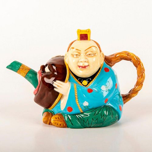 MINTON, FINE CHINA CHINAMAN TEAPOT WITH