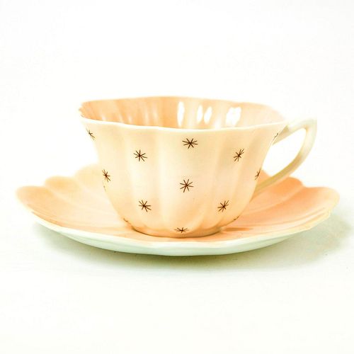 SHELLEY FINE BONE CHINA CUP AND SAUCER,