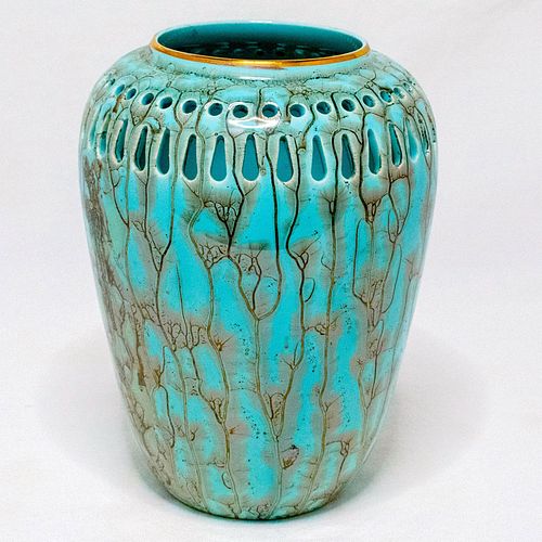 UNUSUAL DELFT VASE MID CENTURY 397e8f