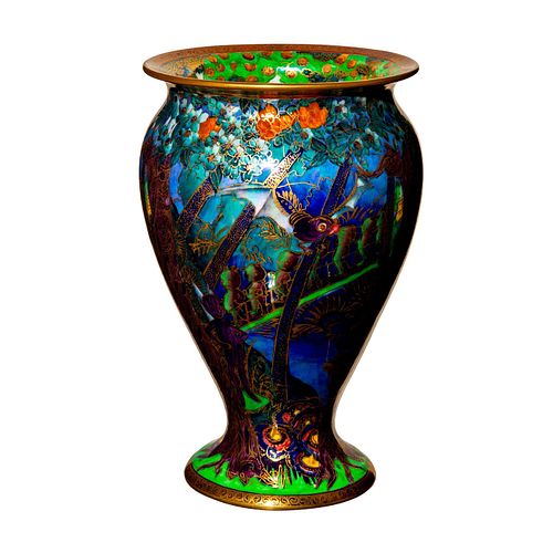 WEDGWOOD FAIRYLAND LUSTRE VASE,