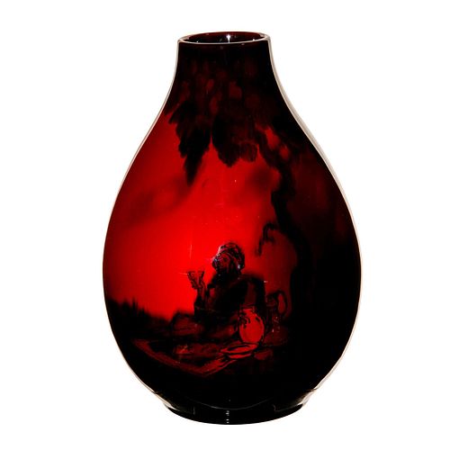 ROYAL DOULTON SUNG FLAMBE VASE,