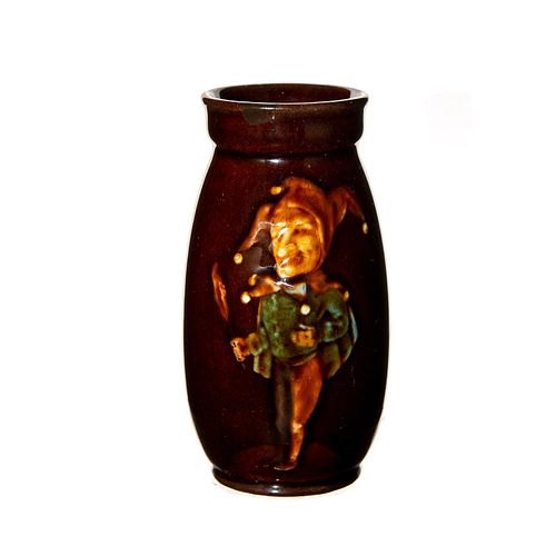 ROYAL DOULTON KINGSWARE VASE JESTERRich  398218