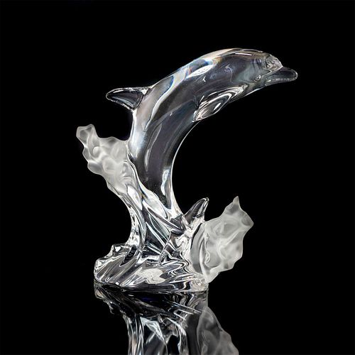 LENOX FINE CRYSTAL FIGURINE, DOLPHINClear