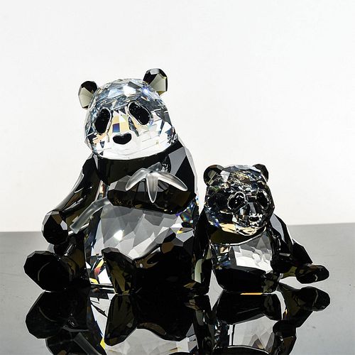 PAIR OF SWAROVSKI CRYSTAL FIGURINES  398470