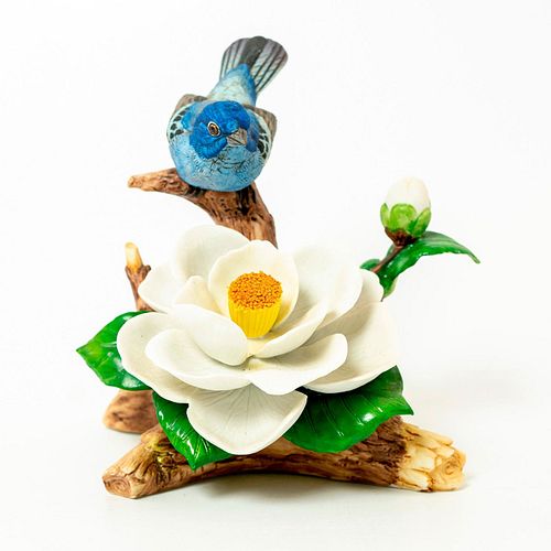 ANDREA BY SADEK FIGURINE, INDIGO BUNTING