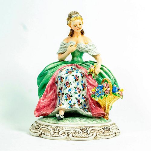 CAPODIMONTE PORCELAIN FIGURINE  3984e5