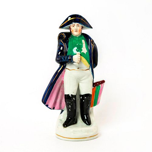 STAFFORDSHIRE POTTERY FIGURINE, NAPOLEONGlazed