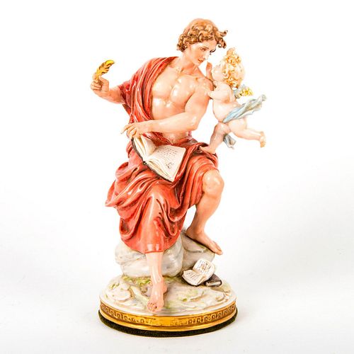 G CALLE FIGURINE MAN WITH CHERUBItalian 398525