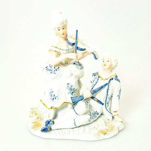 KPM PORCELAIN FIGURINE GROUPING, MUSICAL