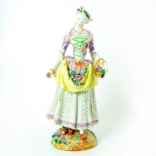 MEISSEN PORCELAIN FIGURINE LADY WITH