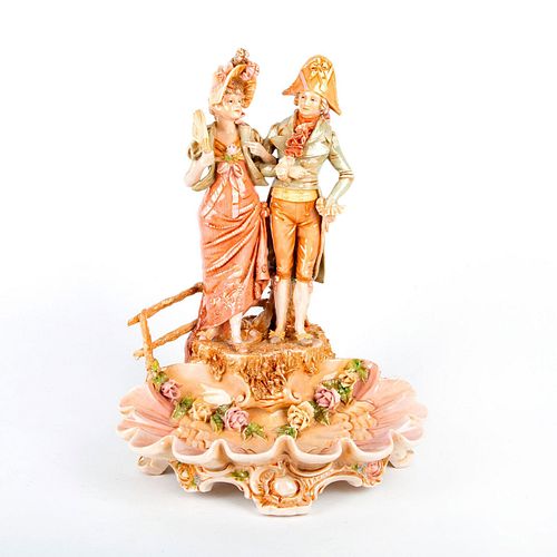 ROYAL DUX BOHEMIA FIGURINE AND