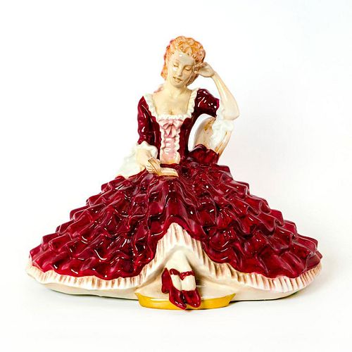 LARGE ROYAL DUX BOHEMIA FIGURINE, WOMAN