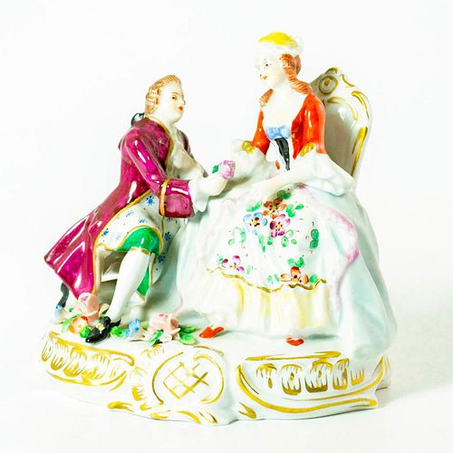 SITZENDORF PORCELAIN FIGURINE, COURTING