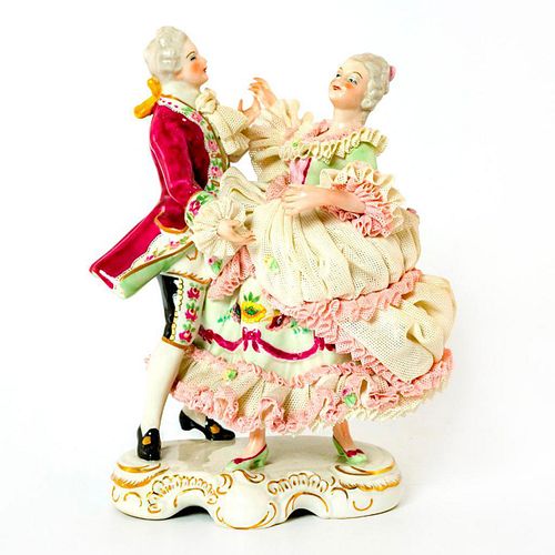 MULLER VOLKSTEDT IRISH DRESDEN FIGURINE,