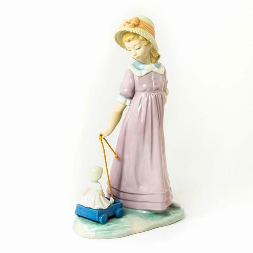 GIRL WITH TOY WAGON 1005044 LLADRO 3985c0
