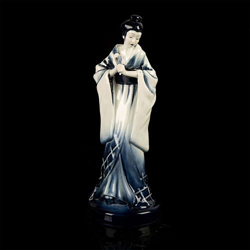 ROYAL DOULTON BLUE FLAMBE GEISHA HN