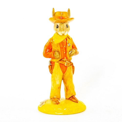 COWBOY DB201 - ROYAL DOULTON BUNNYKINSBrown,