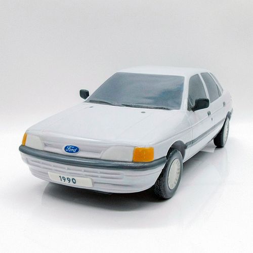 1990 BLUE AND GRAY FORD ESCORT 1007507